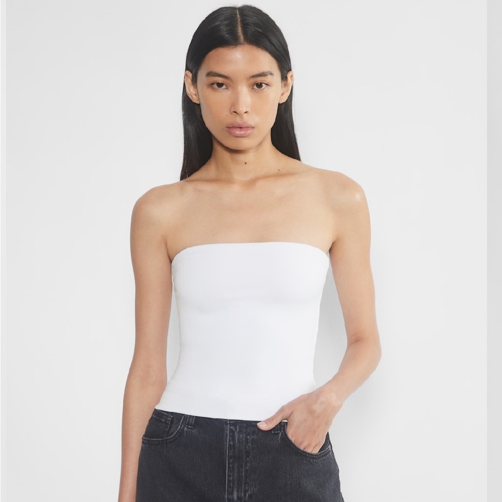 Aritzia White Contour Tube Top